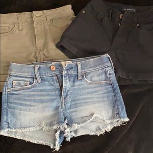 3 pairs Aeropostale shorts
